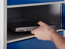 Dark Gray Laptop & Tablet Storage Locker - 8 Compartments