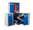 Dark Slate Blue PPE Clothing Cupboards