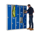 Dark Slate Blue PPE Lockers