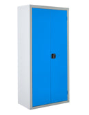 Dodger Blue Perforated Tool Cupboards