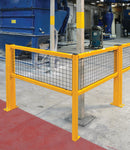 Dark Gray Fully Welded Safety Gate Barrier