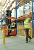 Dark Gray Fully Welded Safety Gate Barrier