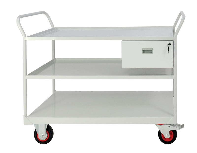 Gray Mobile Maintenance Trolley