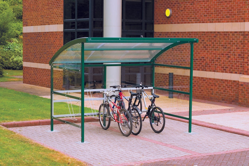 Dim Gray Premier Cycle Shelters