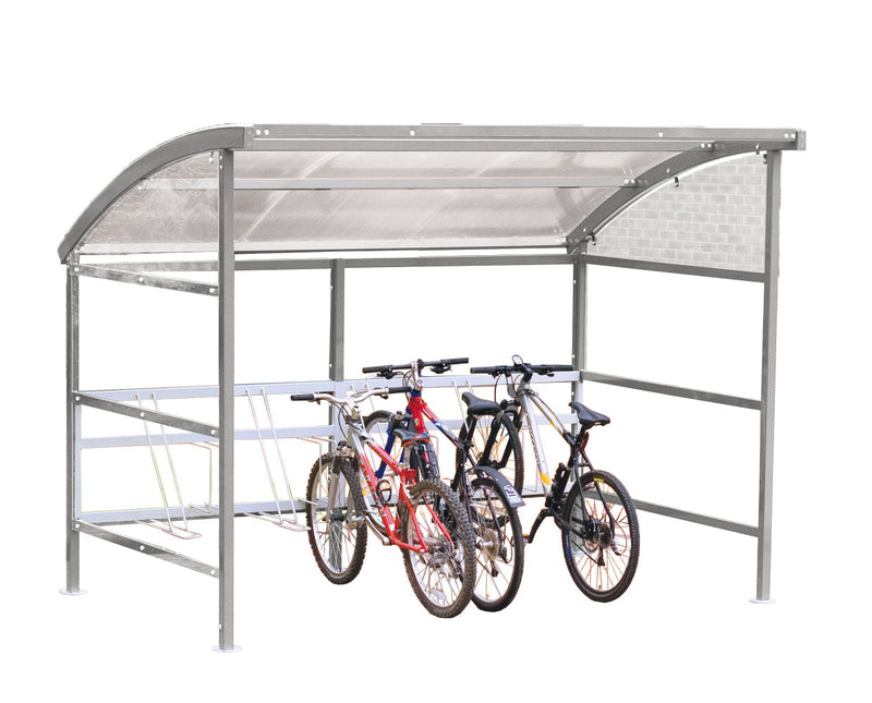 Gray Premier Cycle Shelters