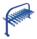 Dark Slate Blue Double Sided Scooter Racks - Dark Blue Frame