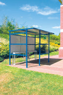 Dark Sea Green Traditional Smoking Shelters