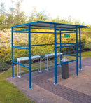 Dim Gray Traditional Smoking Shelters