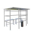 Dark Gray Traditional Smoking Shelters