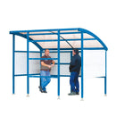 Light Gray Premier Smoking Shelters