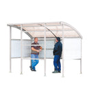 Light Gray Premier Smoking Shelters