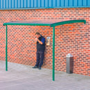 Rosy Brown Wall Mounted Smoking Shelter