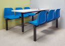 Gray Standard Canteen Furniture - 6 Seater
