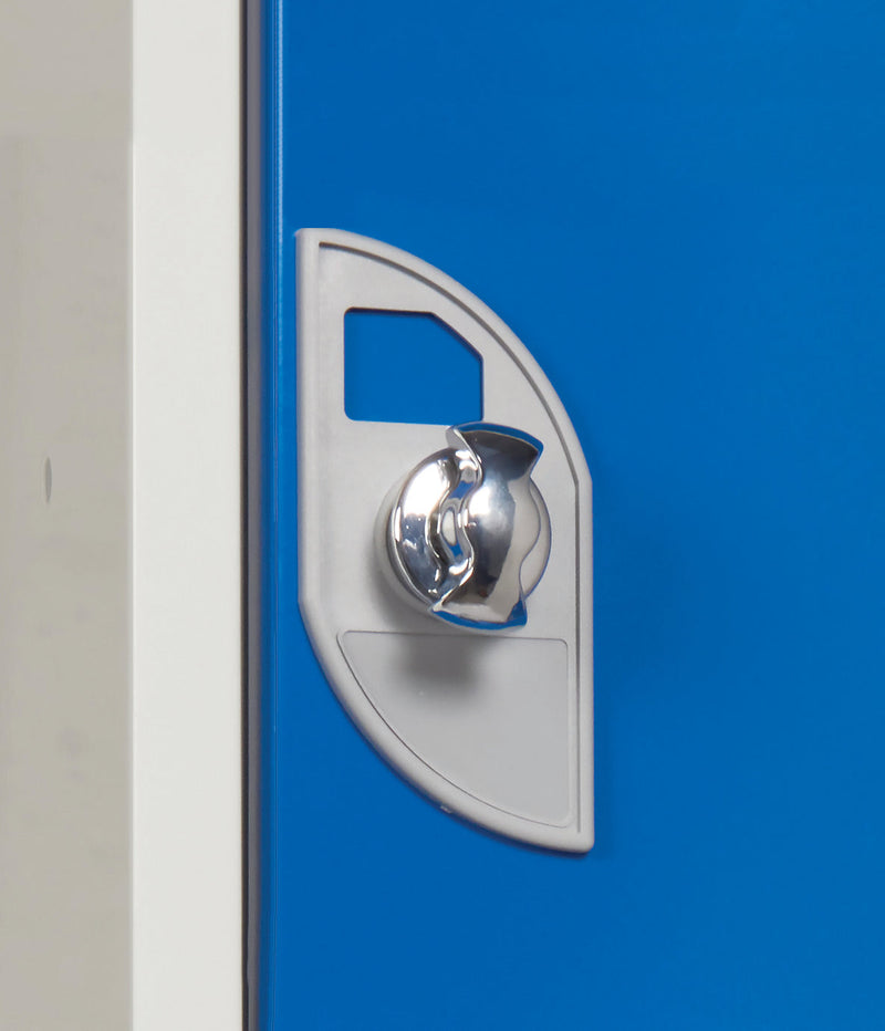 Dark Cyan Tool Charging Lockers - Perforated Door