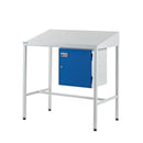 Light Gray Team Leader Workstations - Cupboard