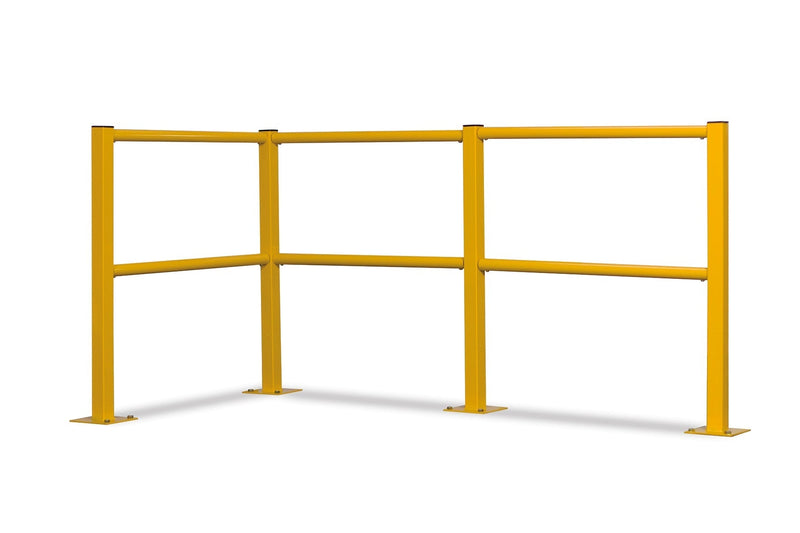 Goldenrod Round Tube Rail Barriers (500mm & 900mm Height)