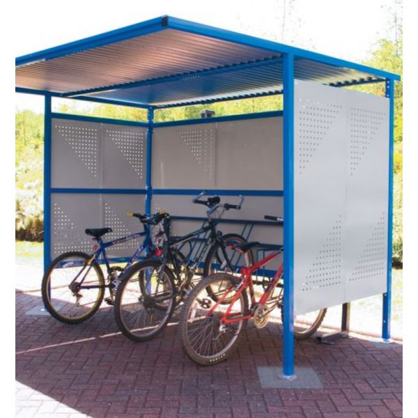 Dim Gray Traditional Cycle Shelters B