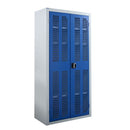 Dark Slate Blue Perforated Door Cupboards