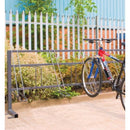 Light Gray Traditional Bike Racks - Dark Grey