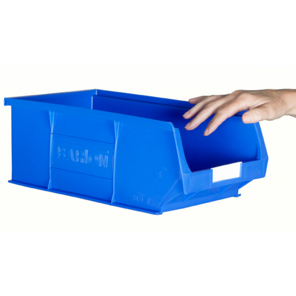 Royal Blue Plastic Storage Containers Workbench Accessories