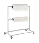 Light Gray Double Tier Packaging Trolley