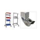 Gray Tilting Shelf Trolleys