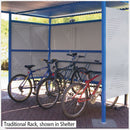 Dim Gray Traditional Bike Racks - Dark Grey